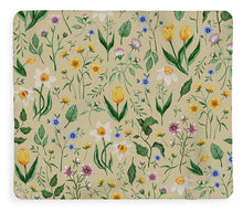 Load image into Gallery viewer, Whimsical Spring Blooms Pattern - Blanket