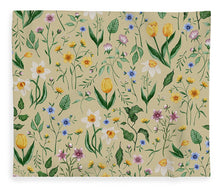 Load image into Gallery viewer, Whimsical Spring Blooms Pattern - Blanket