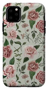 Wild Flower Rose Pattern - Phone Case