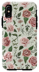 Wild Flower Rose Pattern - Phone Case