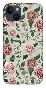 Wild Flower Rose Pattern - Phone Case