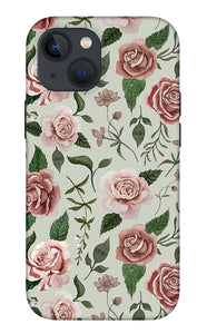 Wild Flower Rose Pattern - Phone Case