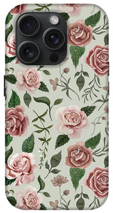 Wild Flower Rose Pattern - Phone Case