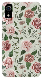 Wild Flower Rose Pattern - Phone Case