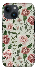 Wild Flower Rose Pattern - Phone Case