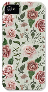 Wild Flower Rose Pattern - Phone Case