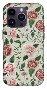 Wild Flower Rose Pattern - Phone Case