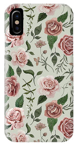 Wild Flower Rose Pattern - Phone Case