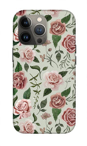 Wild Flower Rose Pattern - Phone Case