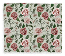 Load image into Gallery viewer, Wild Flower Rose Pattern - Blanket