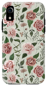 Wild Flower Rose Pattern - Phone Case