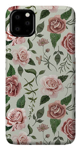 Wild Flower Rose Pattern - Phone Case