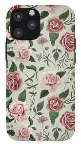 Wild Flower Rose Pattern - Phone Case