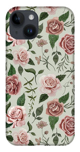 Wild Flower Rose Pattern - Phone Case