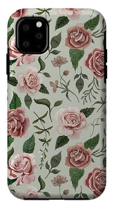 Wild Flower Rose Pattern - Phone Case