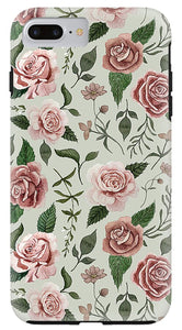 Wild Flower Rose Pattern - Phone Case