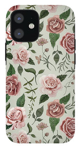 Wild Flower Rose Pattern - Phone Case