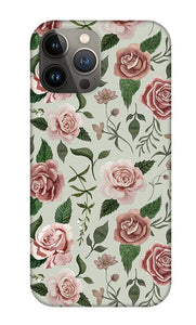 Wild Flower Rose Pattern - Phone Case