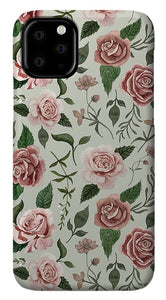 Wild Flower Rose Pattern - Phone Case