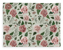 Load image into Gallery viewer, Wild Flower Rose Pattern - Blanket