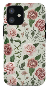 Wild Flower Rose Pattern - Phone Case