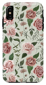 Wild Flower Rose Pattern - Phone Case