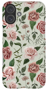 Wild Flower Rose Pattern - Phone Case