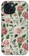 Load image into Gallery viewer, Wild Flower Rose Pattern - Phone Case