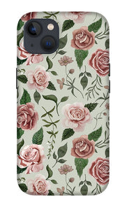 Wild Flower Rose Pattern - Phone Case