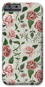 Wild Flower Rose Pattern - Phone Case