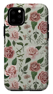 Wild Flower Rose Pattern - Phone Case