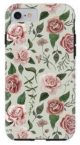 Wild Flower Rose Pattern - Phone Case