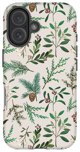 Winter Berry Pattern - Phone Case