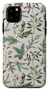 Winter Berry Pattern - Phone Case
