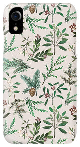 Winter Berry Pattern - Phone Case