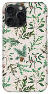 Winter Berry Pattern - Phone Case
