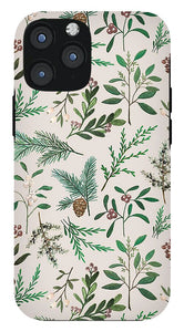 Winter Berry Pattern - Phone Case