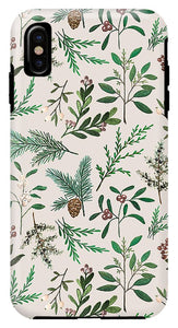 Winter Berry Pattern - Phone Case