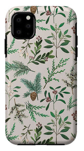 Winter Berry Pattern - Phone Case
