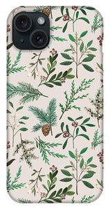 Winter Berry Pattern - Phone Case