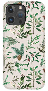 Winter Berry Pattern - Phone Case