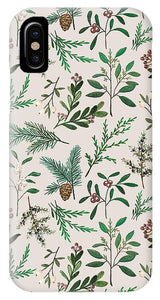 Winter Berry Pattern - Phone Case