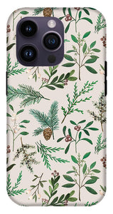 Winter Berry Pattern - Phone Case