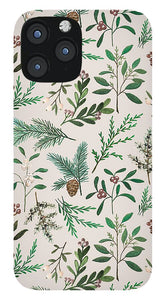 Winter Berry Pattern - Phone Case