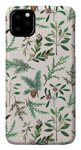 Winter Berry Pattern - Phone Case