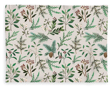 Load image into Gallery viewer, Winter Berry Pattern - Blanket