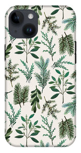 Winter Branch Pattern - Phone Case