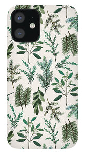 Winter Branch Pattern - Phone Case