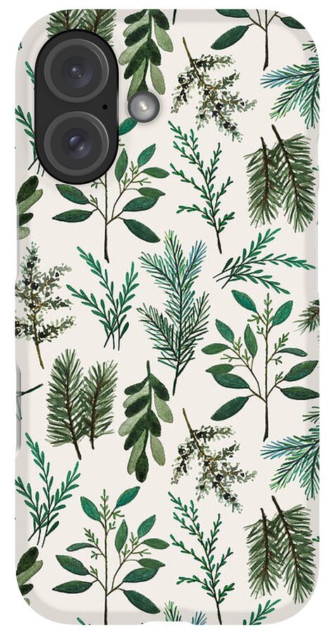 Winter Branch Pattern - Phone Case