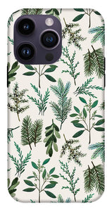 Winter Branch Pattern - Phone Case